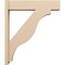 Ekena Millwork 8-in W x 36-in D x 42-in H Funston Block Rough Cedar Woodgrain TimberThane Outlooker, Primed Tan OUTUR080X36X42FST44RCPR - alternate 2
